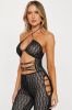 Better For It Mesh Jumpsuit  - Black sold by Fashion Nova