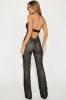 Better For It Mesh Jumpsuit  - Black sold by Fashion Nova