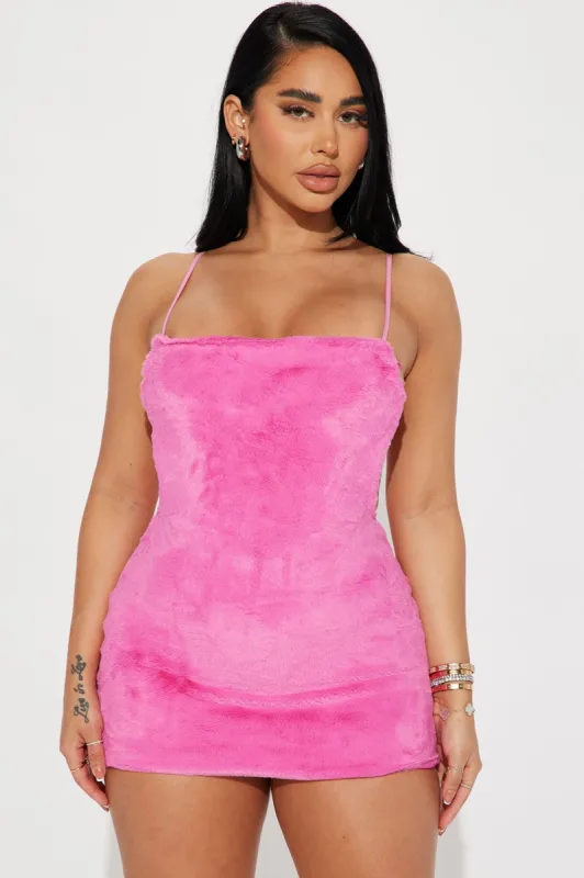 Pink Mink Mini Dress - Pink sold by Fashion Nova