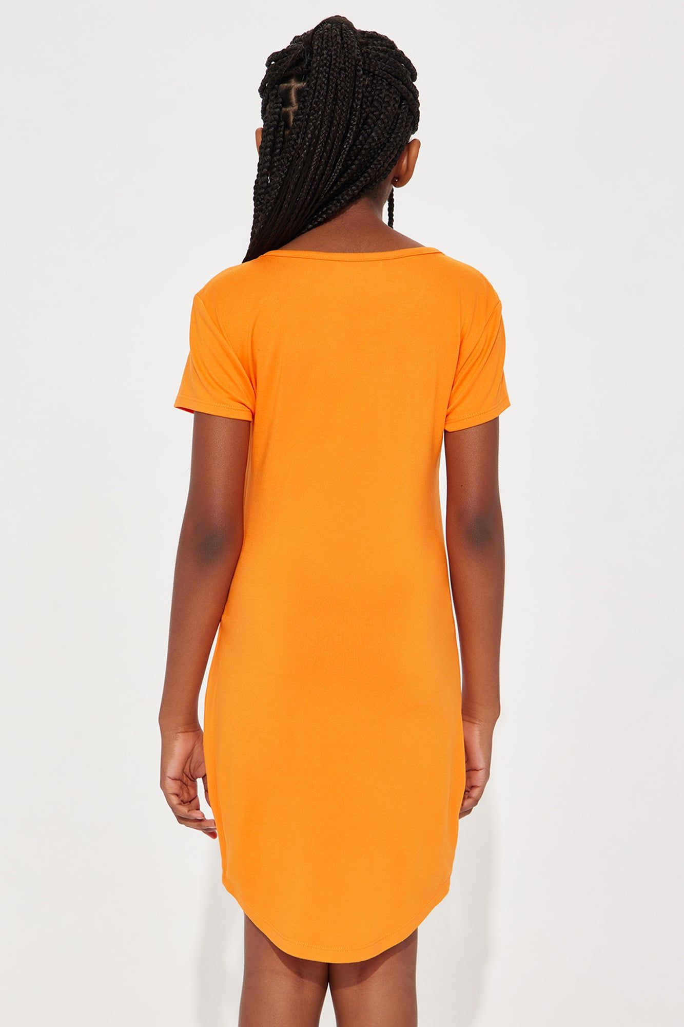 Mini Scoop Around and Found Out Dress - Orange sold by Fashion Nova product image thumbnail 4