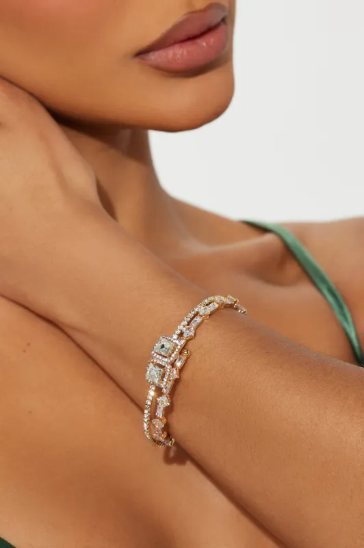 Enchanted Evening Bracelet Set - Gold sold by Fashion Nova