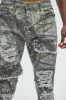 Get Started Cargo Stacked Skinny Flare Pants - Grey/combo sold by Fashion Nova
