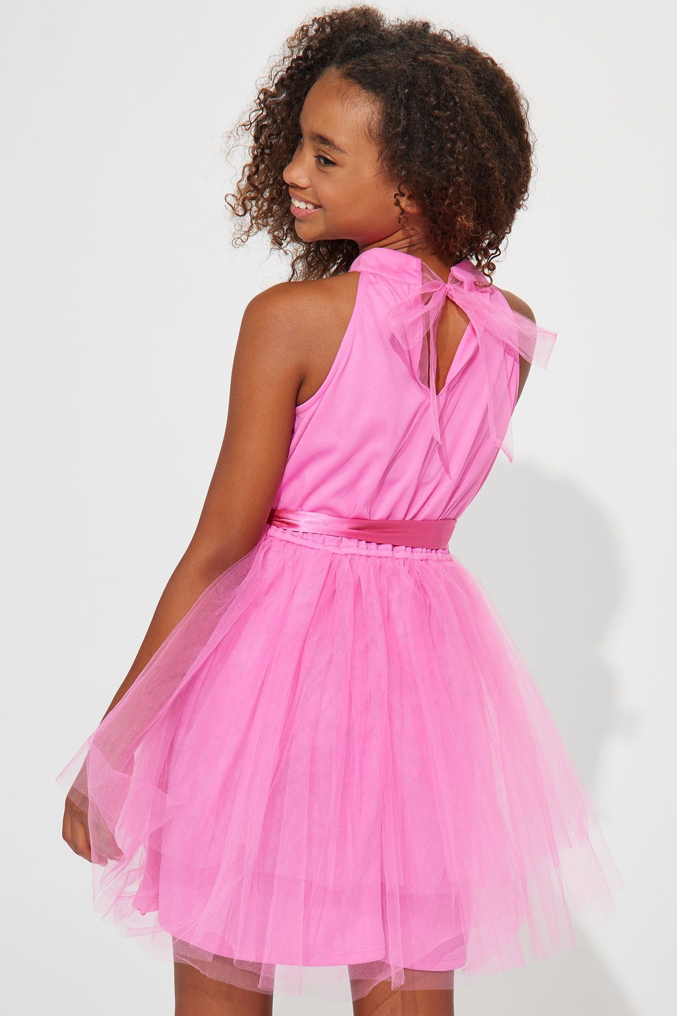 Mini Tulle/Mesh Halter Dress - Pink sold by Fashion Nova product image thumbnail 3