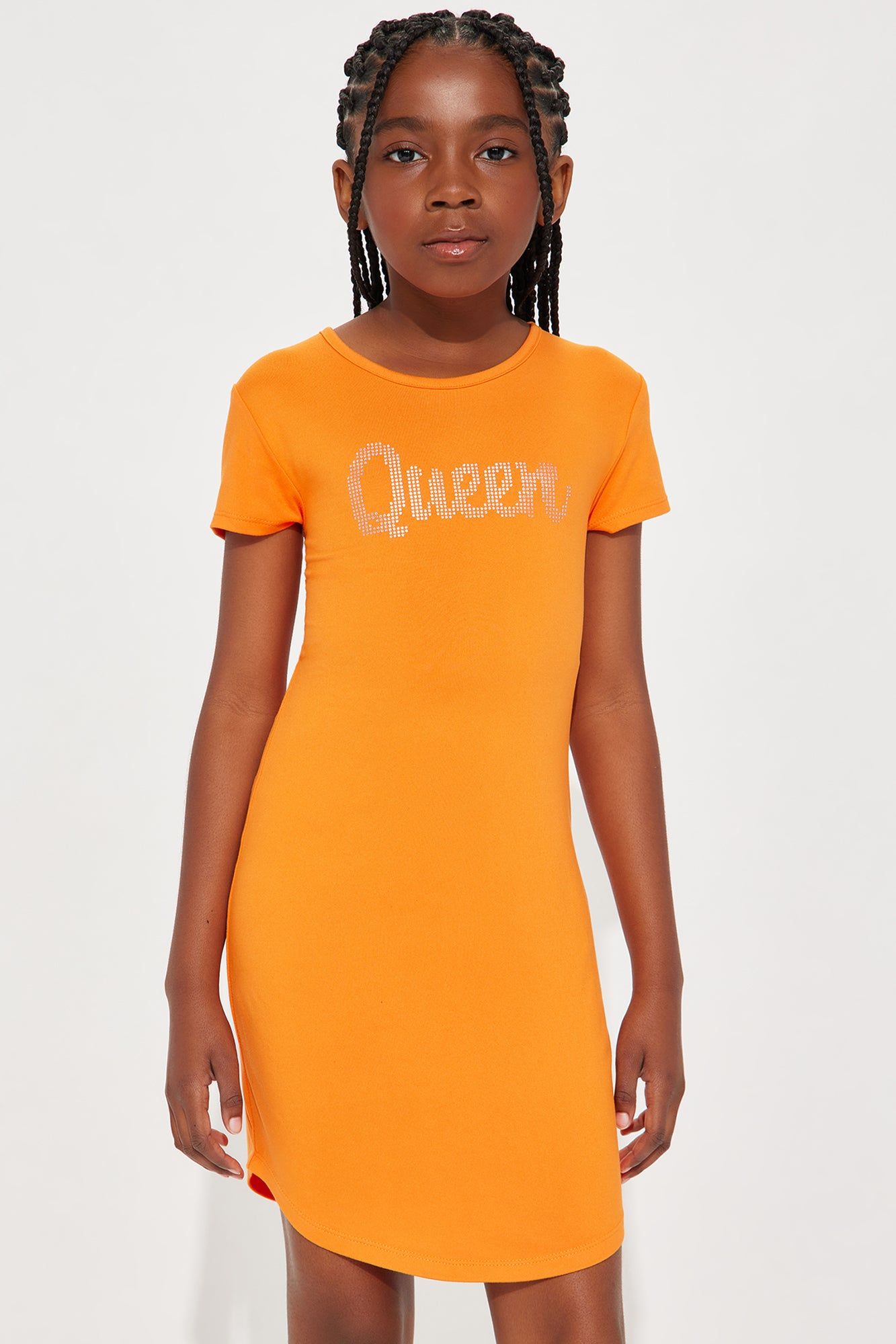 Mini Scoop Around and Found Out Dress - Orange sold by Fashion Nova