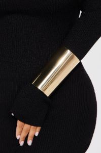 Fun Times Cuff Bracelet - Gold sold by Fashion Nova