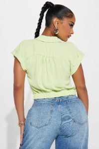 Something Light Shirt - Lime sold by Fashion Nova