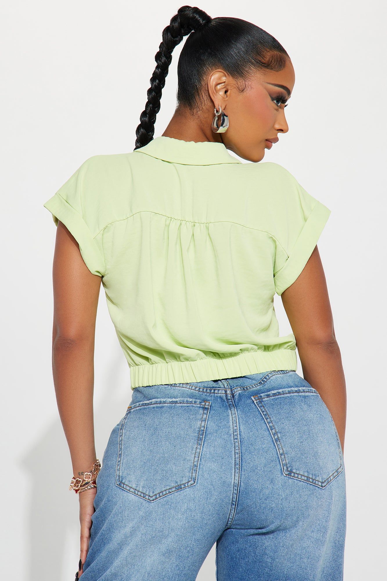 Something Light Shirt - Lime sold by Fashion Nova product image thumbnail 3