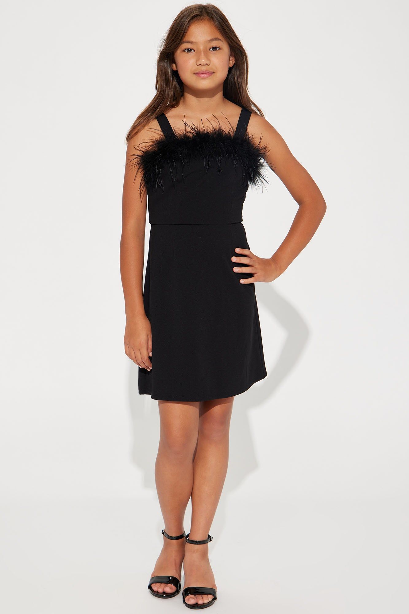 Mini Boujee Girl Dress - Black sold by Fashion Nova