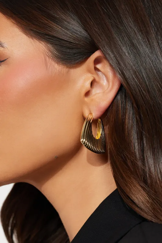 Cape Marie Earrings - Gold sold by Fashion Nova