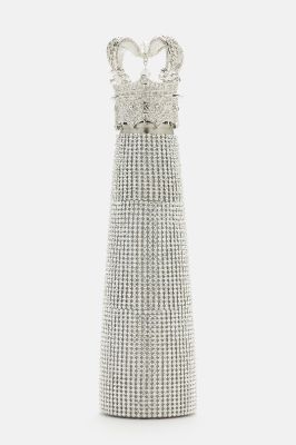 Queen Of Queens Rhinestone 17 oz Bottle - Silver sold by Fashion Nova