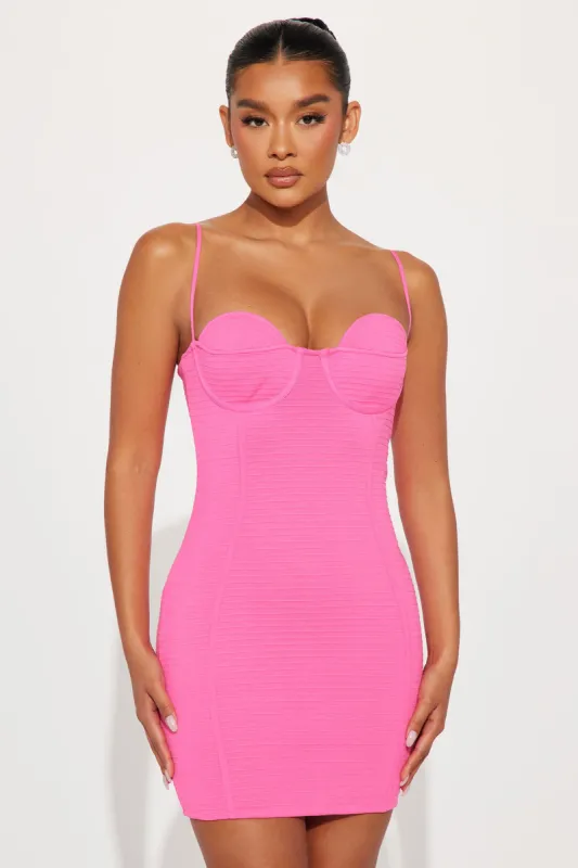 Fiora Bandage Micro Mini Dress - Hot Pink sold by Fashion Nova