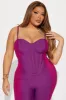 Rio Waterside Bandage Jumpsuit - Purple/combo sold by Fashion Nova