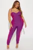 Rio Waterside Bandage Jumpsuit - Purple/combo sold by Fashion Nova