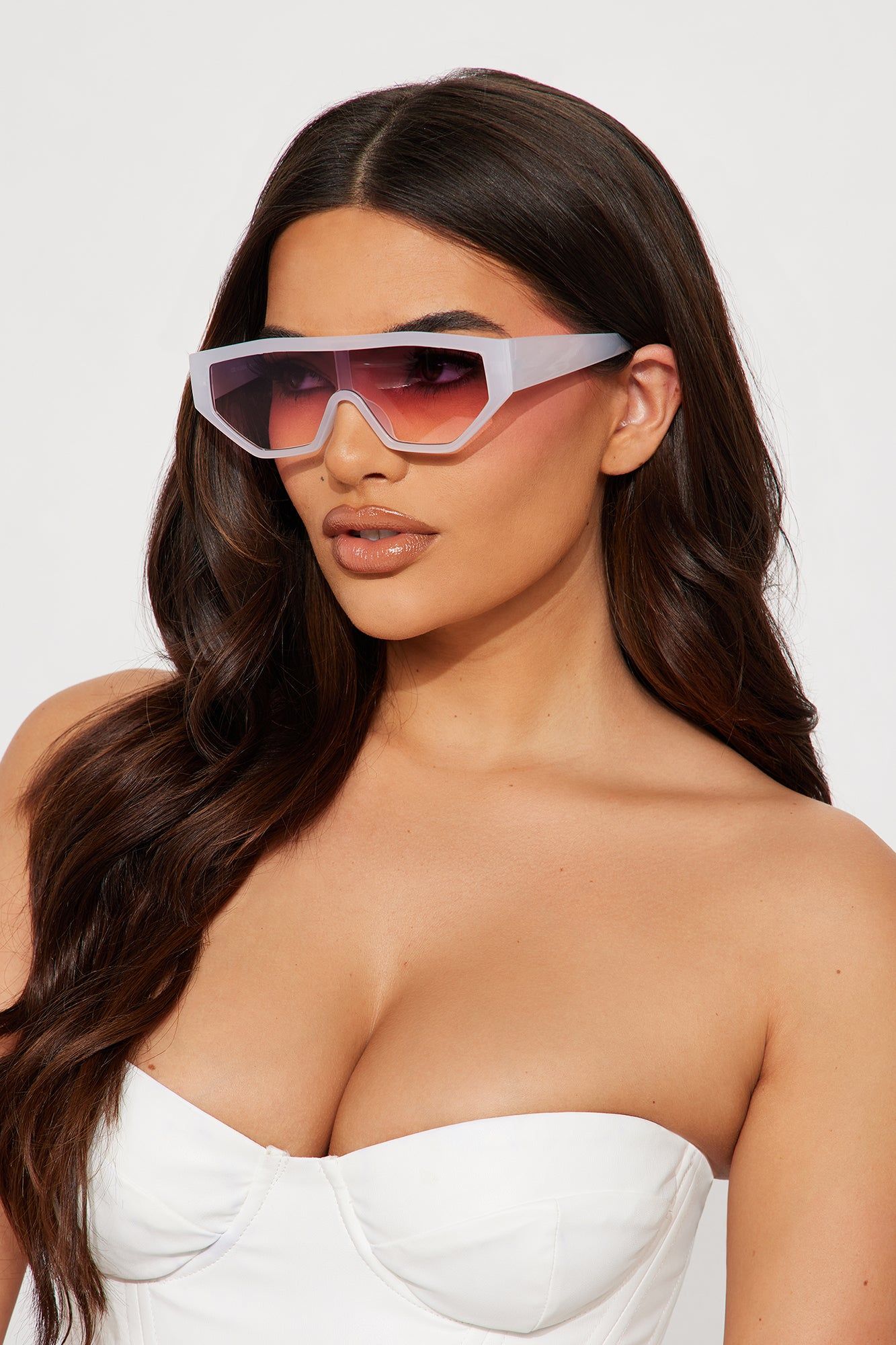 Yeah Me Too Sunglasses - Grey/combo sold by Fashion Nova