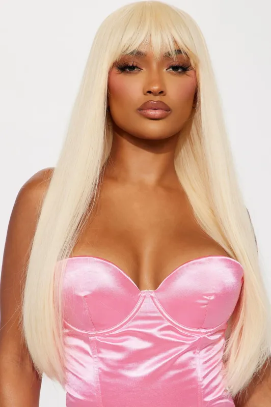 Feeling Like A Doll Costume Wig - Blonde sold by Fashion Nova