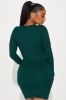 Dena Double Lined Mini Dress - Hunter sold by Fashion Nova