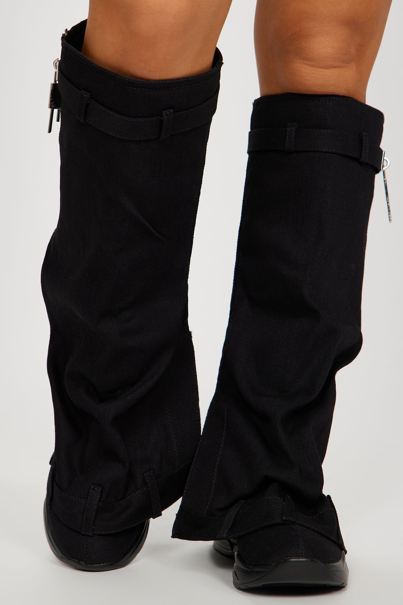 Hit Different Overlay Boots - Black sold by Fashion Nova product image thumbnail 2