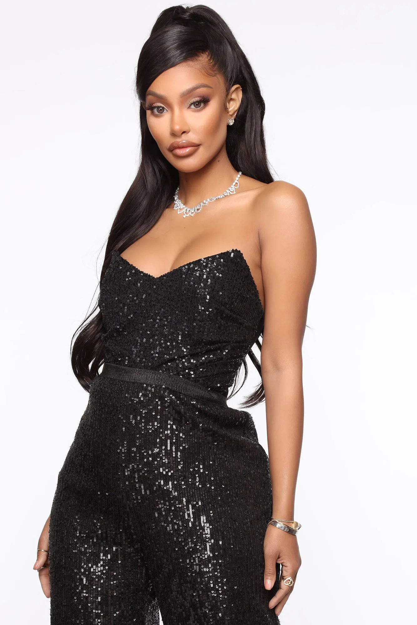 Tonight You Belong To Me Bodysuit - Black sold by Fashion Nova product image thumbnail 3