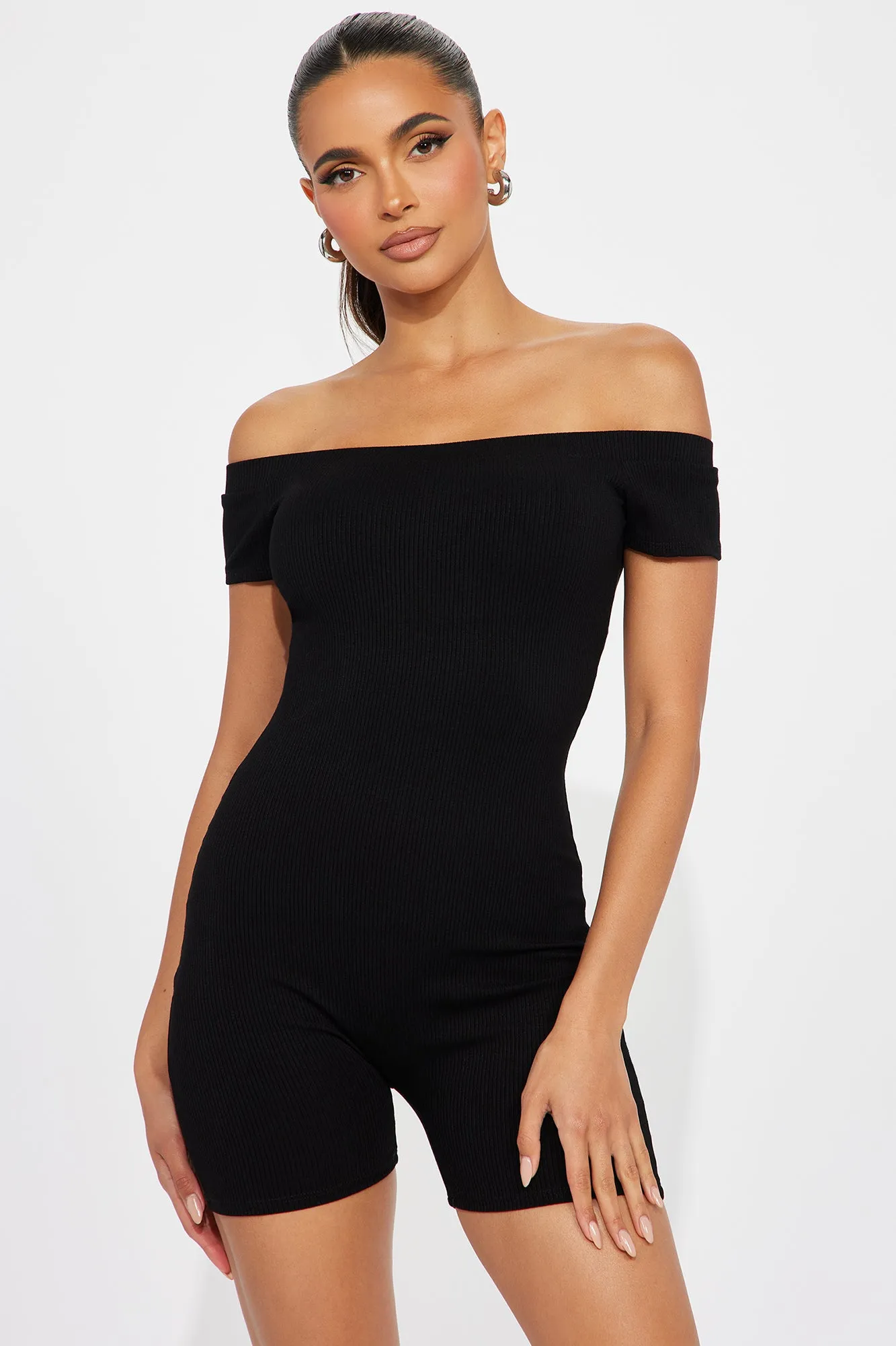 Gabby Snatched Romper - Black sold by Fashion Nova product image thumbnail 2