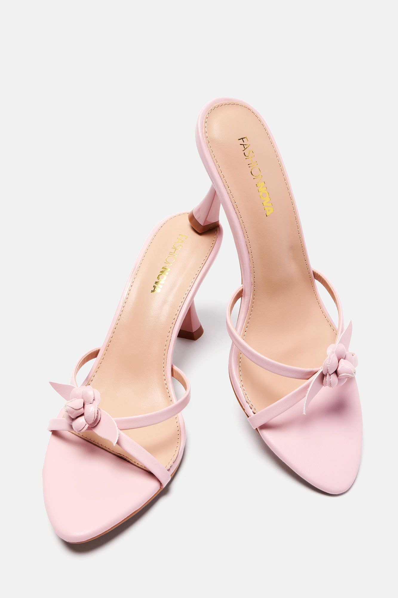 After Brunch Floral Heeled Sandals - Pink sold by Fashion Nova product image thumbnail 4