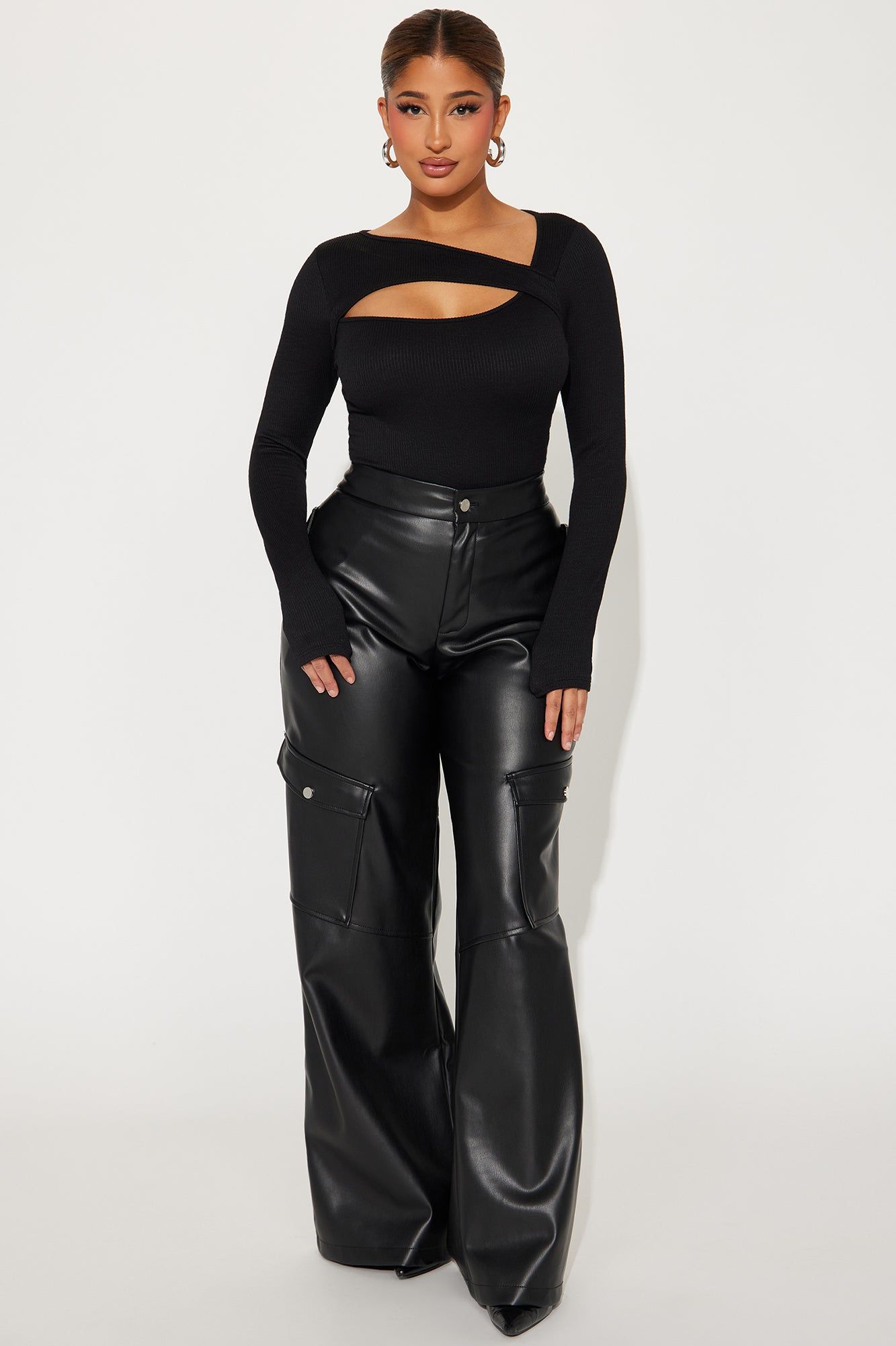 Say It Right Cut Out Top - Black sold by Fashion Nova product image thumbnail 2