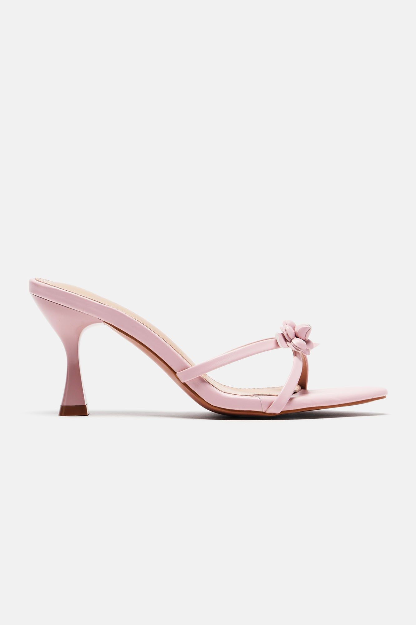 After Brunch Floral Heeled Sandals - Pink sold by Fashion Nova product image thumbnail 5