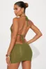 Chloe Micro Mini Dress - Olive sold by Fashion Nova