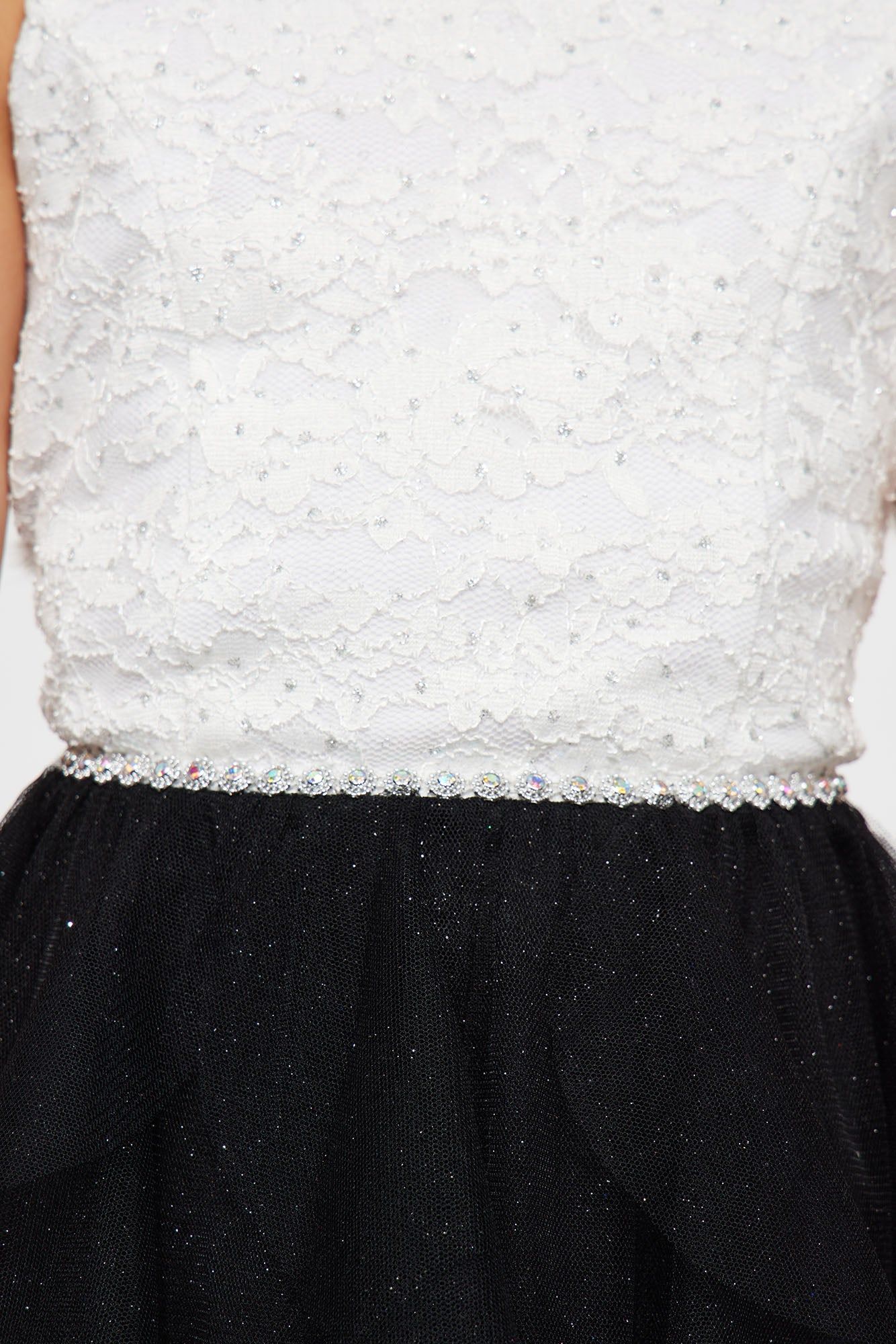 Mini Tulle At My Heart Sleeveless Dress - Ivory/combo sold by Fashion Nova product image thumbnail 3