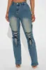 Make It Complicated Lace Up Straight Leg Jeans - Vintage Wash sold by Fashion Nova