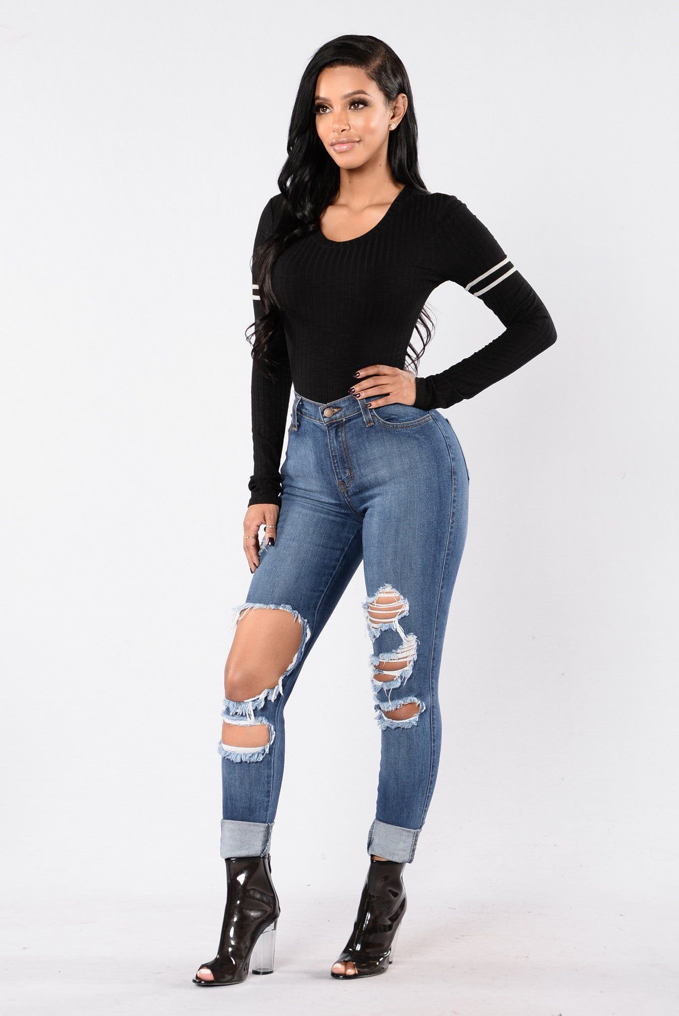 Tag Team Bodysuit - Black sold by Fashion Nova product image thumbnail 10