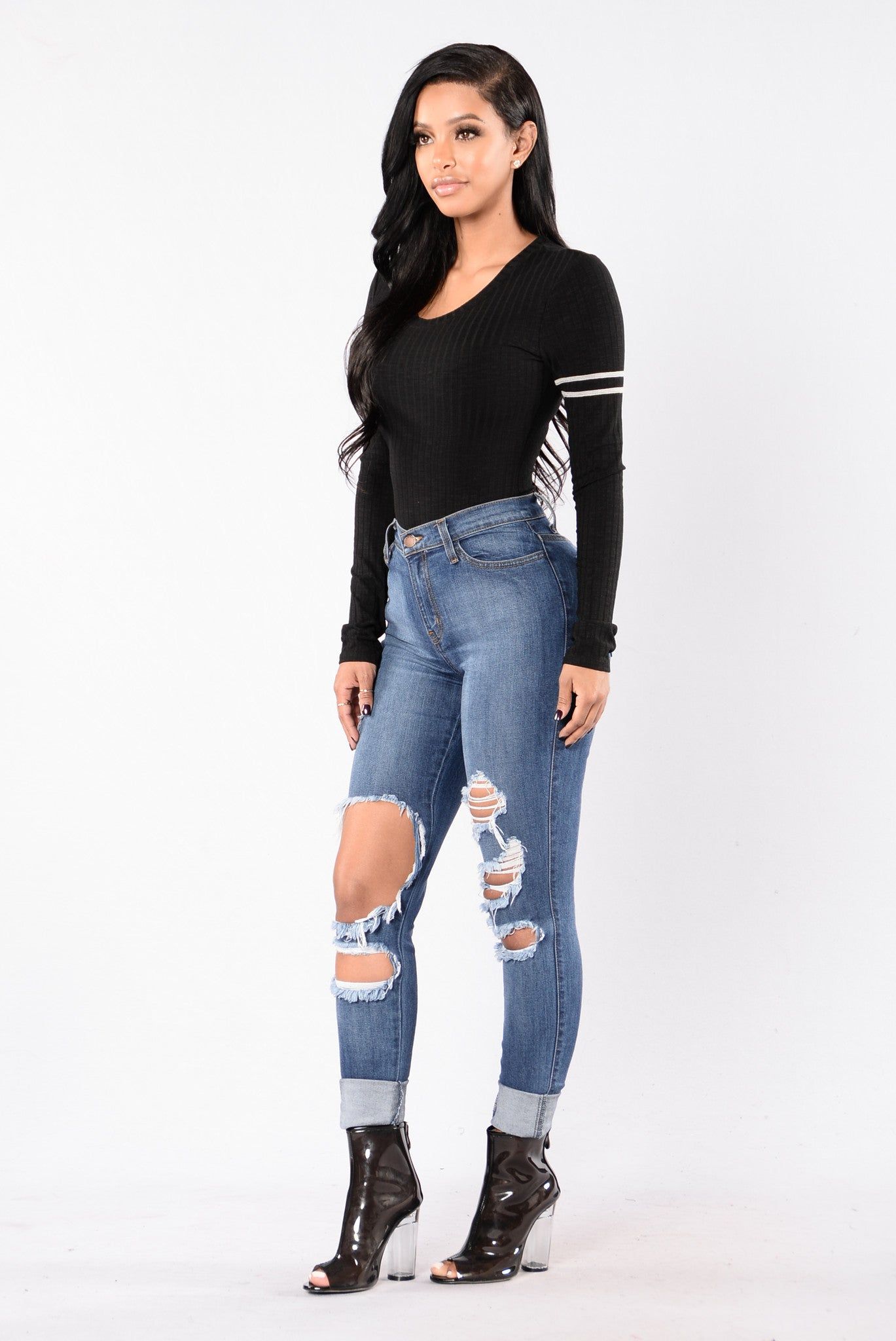 Tag Team Bodysuit - Black sold by Fashion Nova product image thumbnail 12