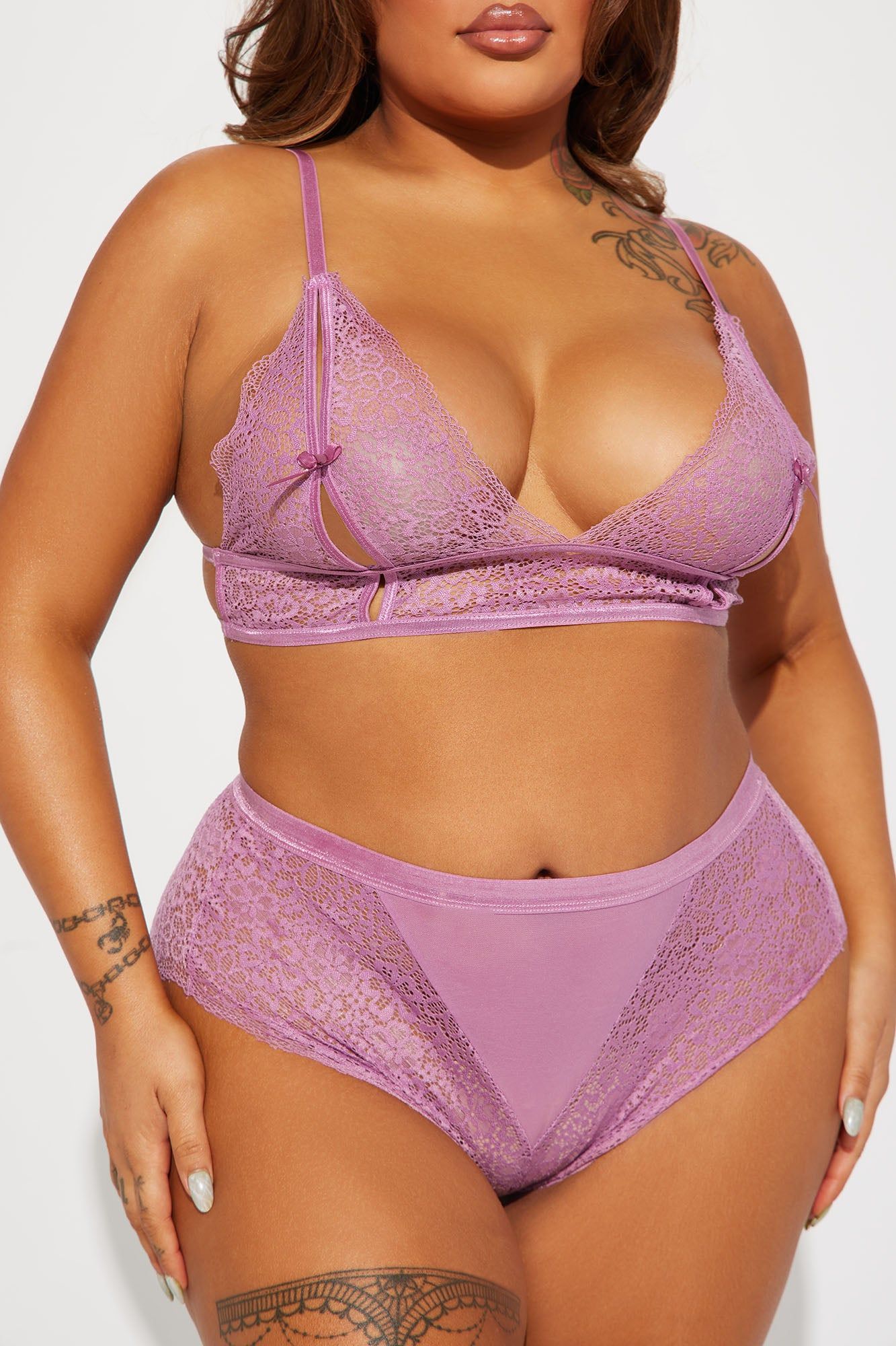 Your Fantasy Lace 2 Piece Set - Mauve sold by Fashion Nova product image thumbnail 5