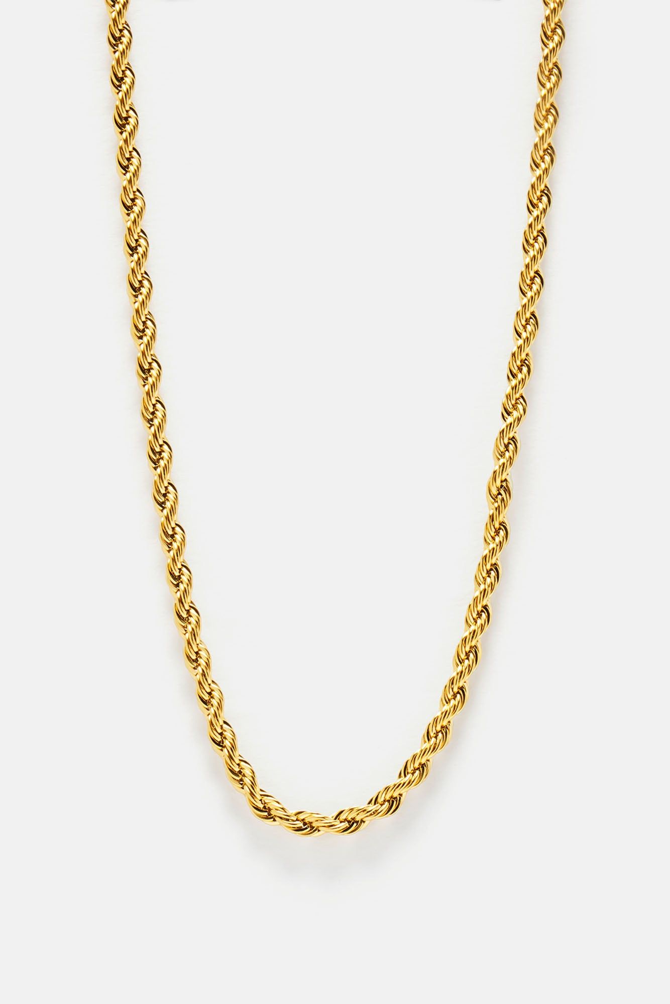 5mm Premium 20″ Rope Chain Necklace - Gold sold by Fashion Nova product image thumbnail 3