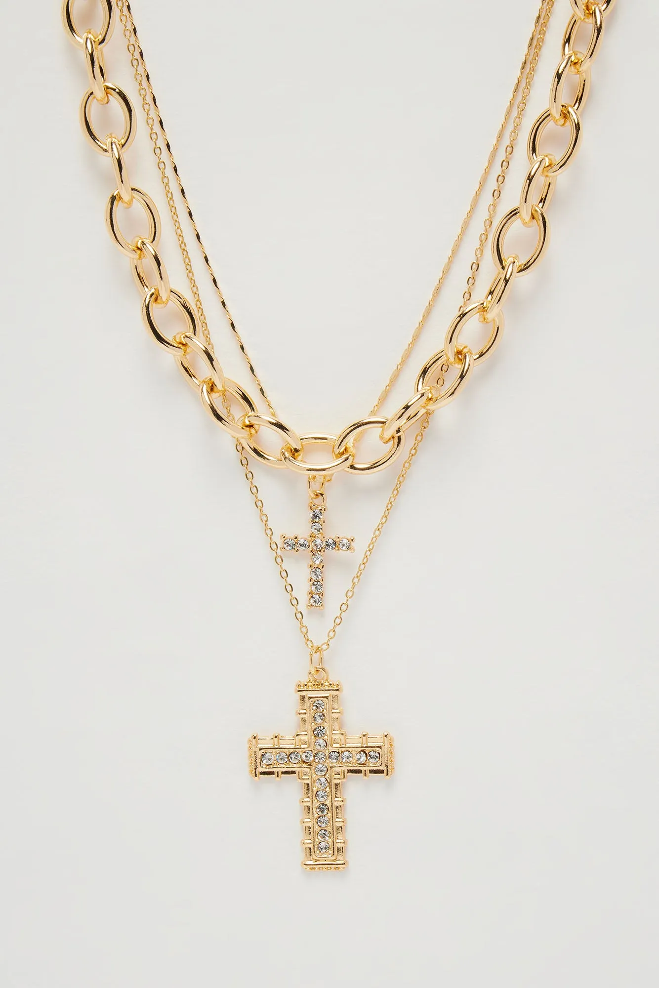 Put On Your Sunday Bless Necklace - Gold sold by Fashion Nova product image thumbnail 3