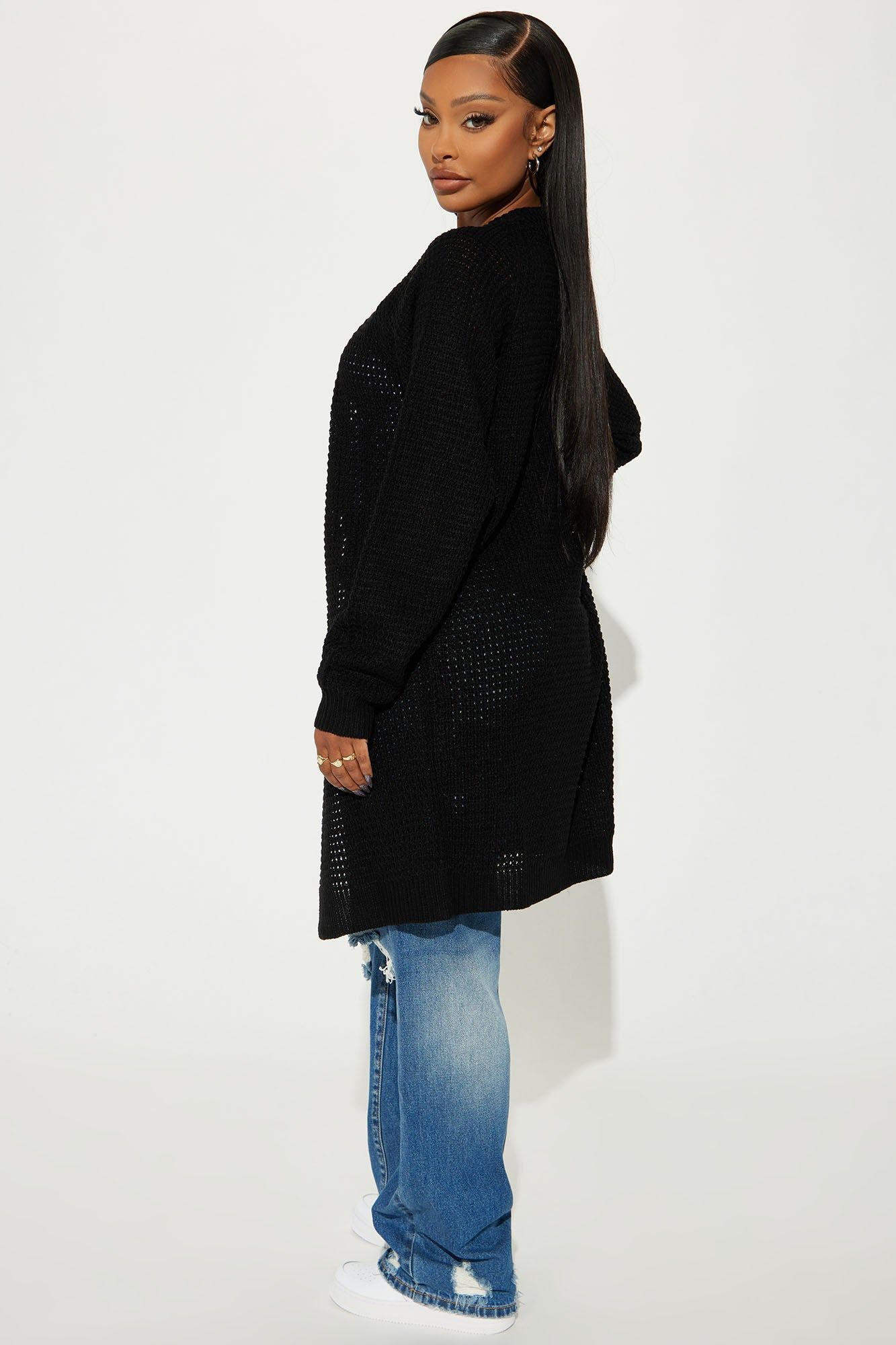 Stayin' Close By Cardigan - Black sold by Fashion Nova product image thumbnail 3