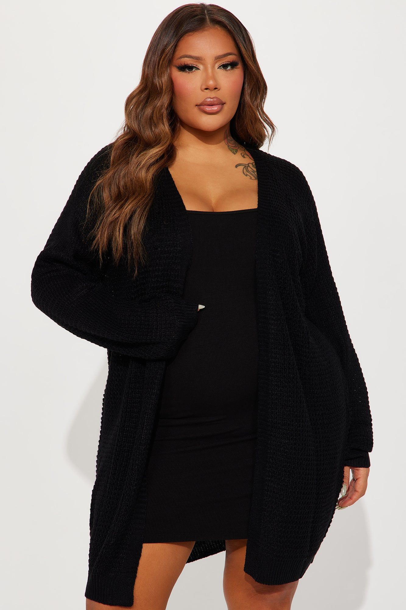 Stayin' Close By Cardigan - Black sold by Fashion Nova product image thumbnail 4