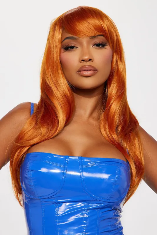Mysterious Babe Costume Wig - Orange sold by Fashion Nova