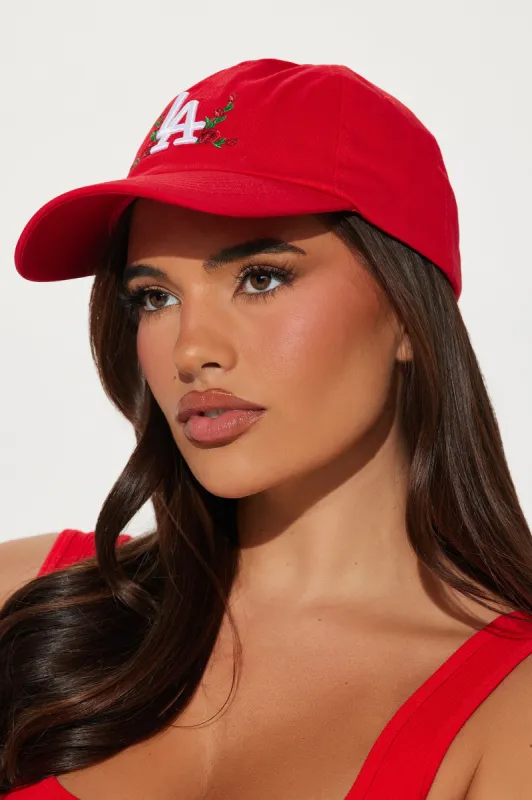 LA Roses Baseball Hat - Red sold by Fashion Nova