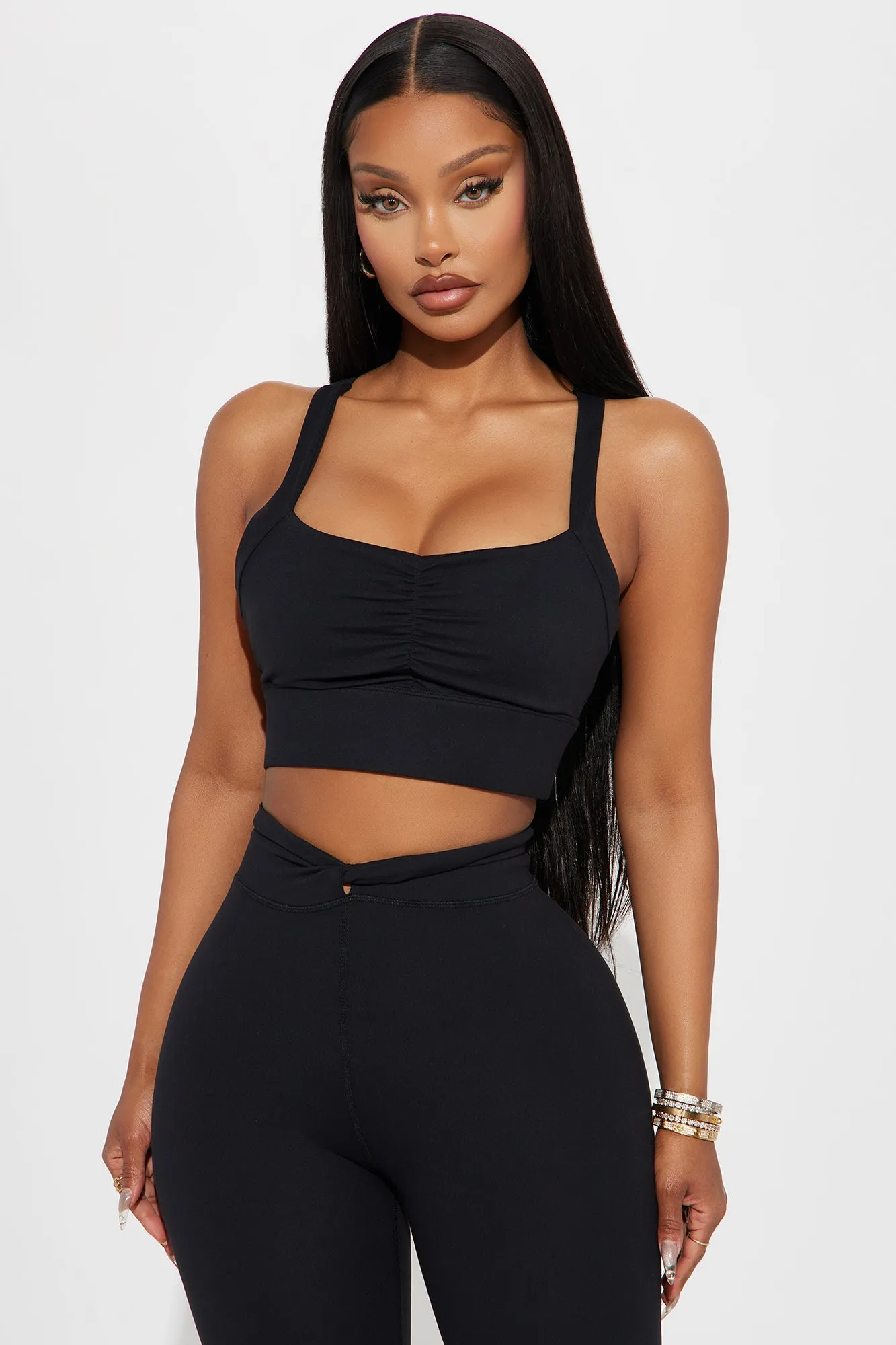 Blaze Super Soft Sports Bra - Black sold by Fashion Nova