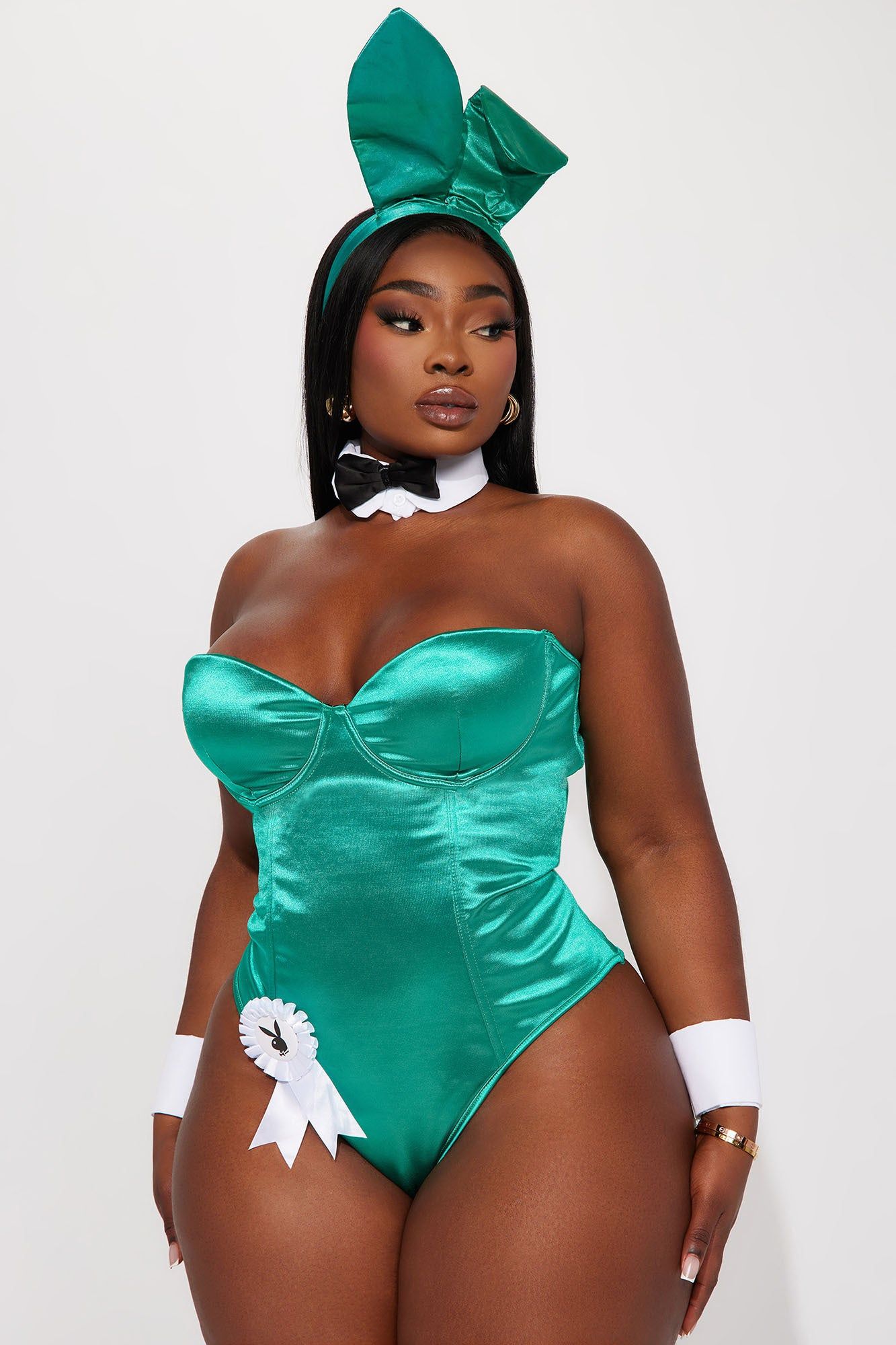 Playboy Classic Bunny 8 Piece Costume Set - Green sold by Fashion Nova product image thumbnail 5