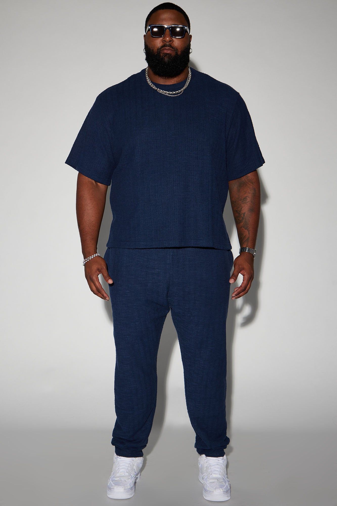 Dean Textured Short Sleeve Tee - Navy sold by Fashion Nova product image thumbnail 12