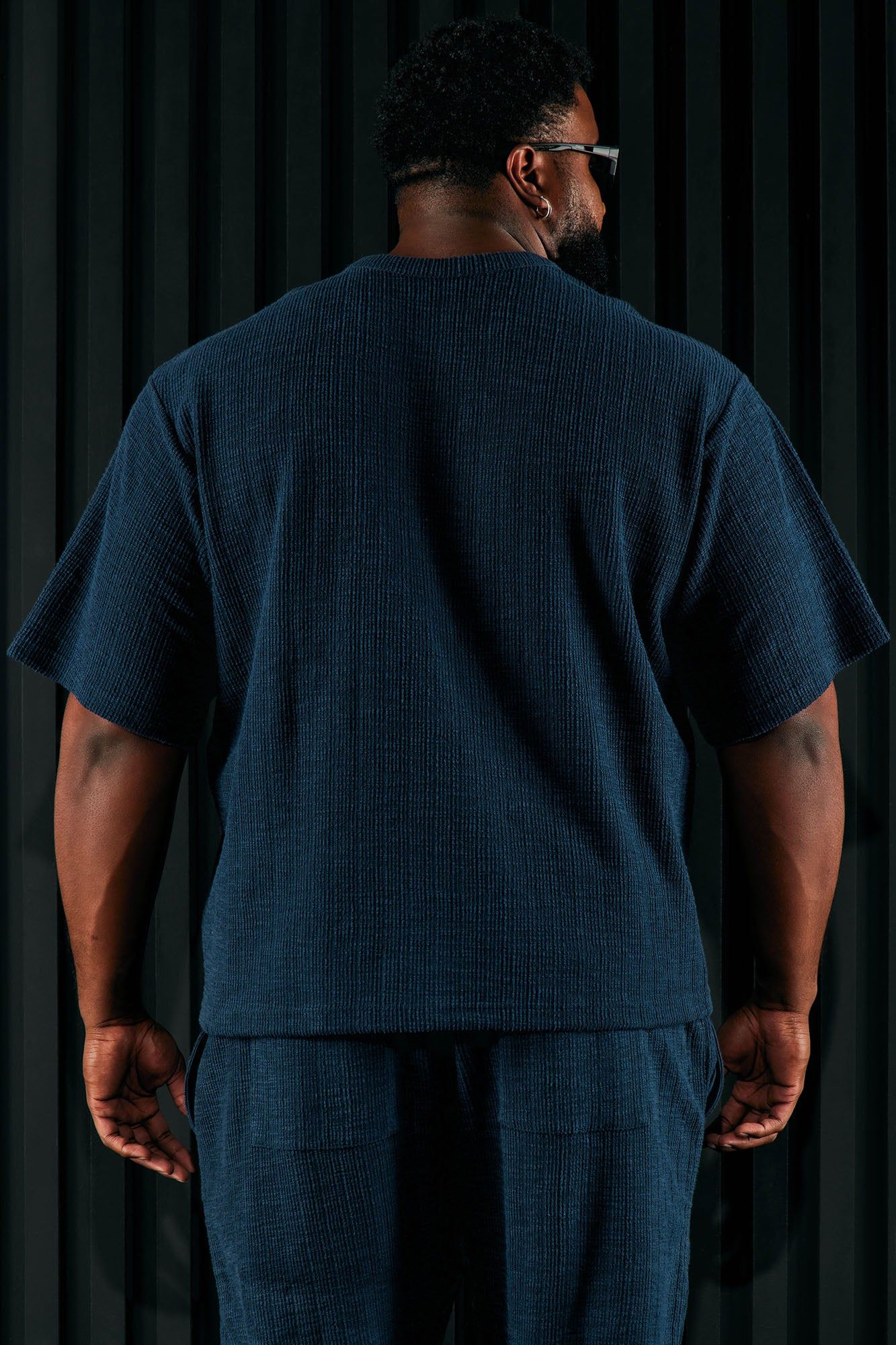 Dean Textured Short Sleeve Tee - Navy sold by Fashion Nova product image thumbnail 10