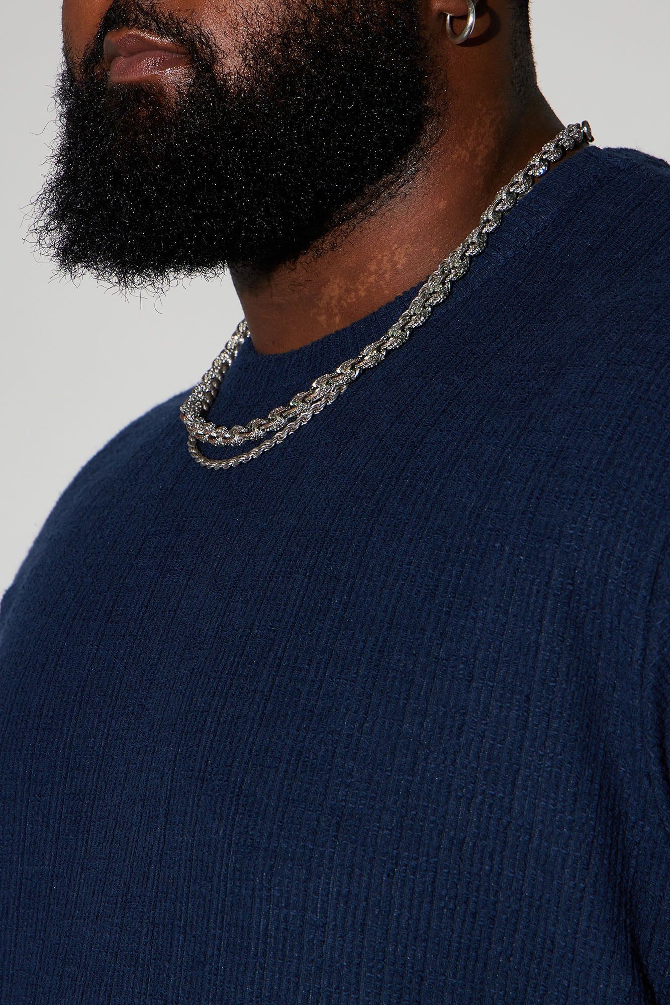 Dean Textured Short Sleeve Tee - Navy sold by Fashion Nova product image thumbnail 13