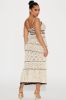 Illa Crochet Maxi Dress - Cream/combo sold by Fashion Nova