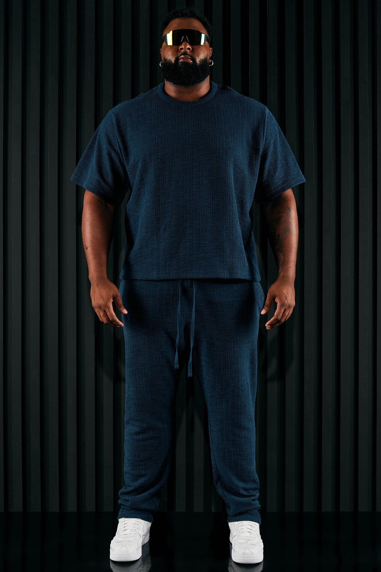 Dean Textured Short Sleeve Tee - Navy sold by Fashion Nova product image thumbnail 9