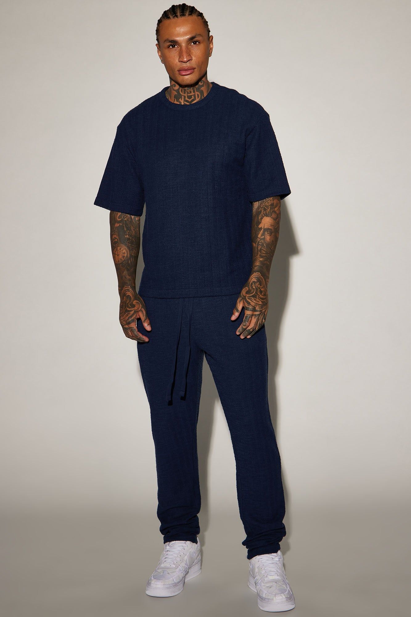 Dean Textured Short Sleeve Tee - Navy sold by Fashion Nova product image thumbnail 5