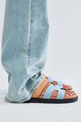 Emma Slides - Denim sold by Fashion Nova