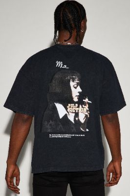 Pulp Fiction Mia Short Sleeve Tee - Black sold by Fashion Nova