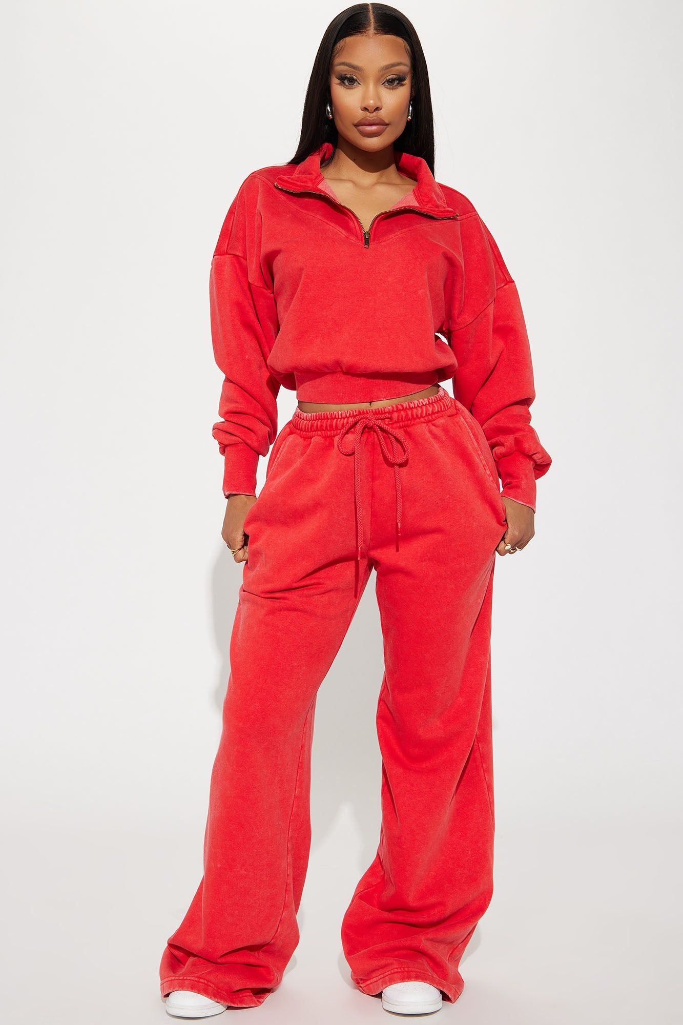 Rested Lounge Pullover - Red sold by Fashion Nova product image thumbnail 2