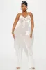 Kayley Crochet Jumpsuit - Cream sold by Fashion Nova